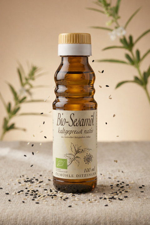 Bio-Sesamöl, kaltgepresst, DE-ÖKO-006