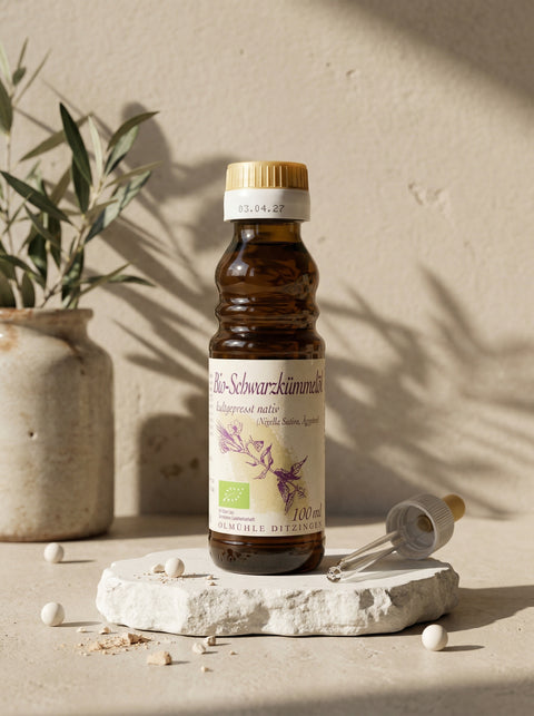 Bio-Schwarzkümmelöl, kaltgepresst, DE-ÖKO-006