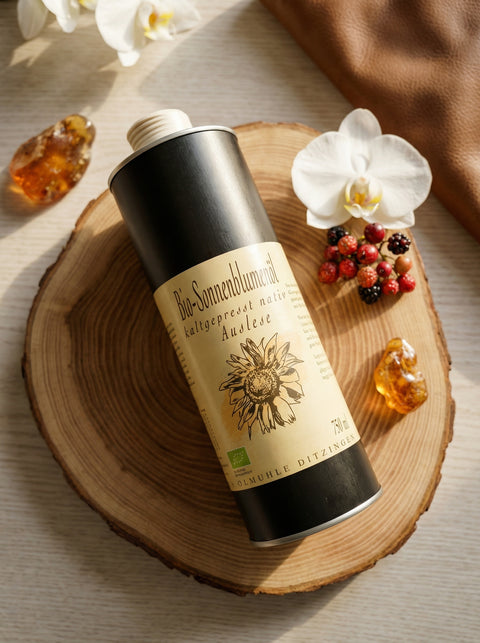 Bio-Sonnenblumenöl, Auslese, kaltgepresst, DE-ÖKO-006