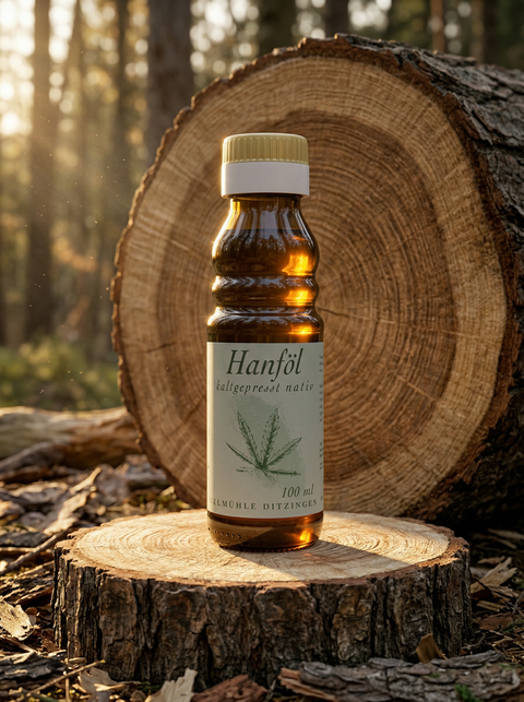 Hanföl, kaltgepresst
