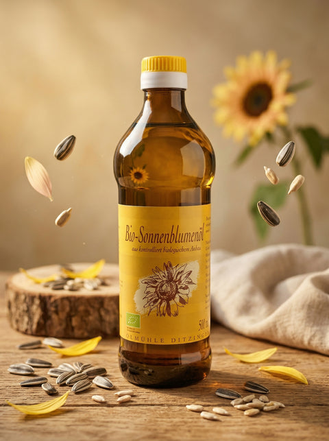Bio-Sonnenblumenöl, DE-ÖKO-006 – 500ml