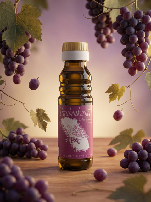 Traubenkernöl, kaltgepresst