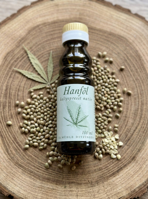 Hanföl, kaltgepresst