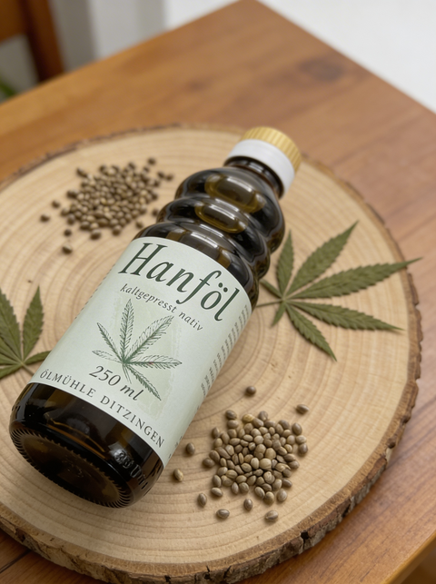 Hanföl, kaltgepresst