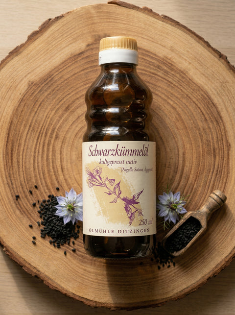 Schwarzkümmelöl (Ägypten)(Nigella Sativa), kaltgepresst